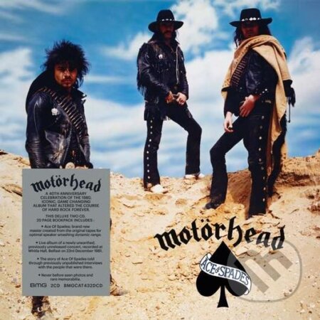 Hudobné CD: Motorhead: Ace Of Spades - 40th Anniversary Edition (Hudobné albumy). Hudobné albumy, 2020 Hudobné CD: Motorhead: Ace Of Spades - 40th Anniversary Edition (Hudobné albumy). Hudobné albumy, 2020