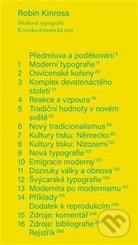 Kniha: Moderní typografie (Robin Kinross). UMPRUM, 2020 Kniha: Moderní typografie (Robin Kinross). UMPRUM, 2020