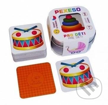 Společenská hra: Pexeso Pro děti: 64 karet v plechové krabičce (Bonaparte). Bonaparte, 2020 Společenská hra: Pexeso Pro děti: 64 karet v plechové krabičce (Bonaparte). Bonaparte, 2020