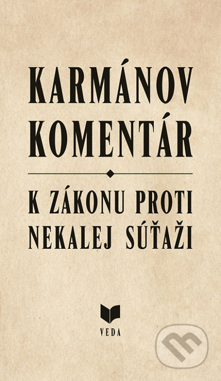 Karmánov komentár - Jozef Vozár, VEDA, 2020