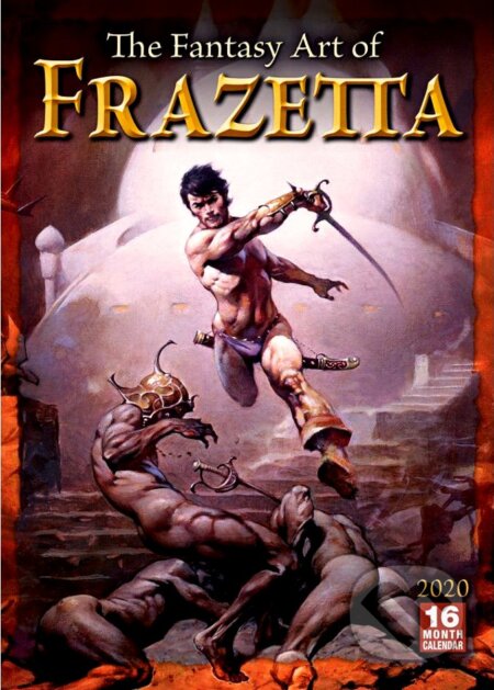 The Fantasy Art of Frazetta - 2020 16 Month Calendar - Frank Frazetta, Sellers Publishing, 2019