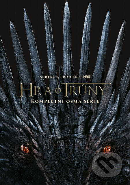 Film: Hra o trůny 8. série (Mark Mylod, Neil Marshall, Brian Kirk, Jeremy Podeswa, Timothy Van Patten, Daniel Minahan, Alan Taylor, David Petrarca, Alik Sakharov, Alex Graves, Michelle MacLaren, Michael Slovis, Daniel S, D.B. Weiss, David Benioff, David Nutter a Miguel Sapochnik) (DVD). Magicbox, 2020 Film: Hra o trůny 8. série (Mark Mylod, Neil Marshall, Brian Kirk, Jeremy Podeswa, Timothy Van Patten, Daniel Minahan, Alan Taylor, David Petrarca, Alik Sakharov, Alex Graves, Michelle MacLaren, Michael Slovis, Daniel S, D.B. Weiss, David Benioff, David Nutter a Miguel Sapochnik) (DVD). Magicbox, 2020