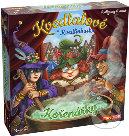 Spoločenská hra: Kvedlalové z Kvedlinburku: Rozšíření Kořenářky (Mindok). Mindok, 2020 Spoločenská hra: Kvedlalové z Kvedlinburku: Rozšíření Kořenářky (Mindok). Mindok, 2020
