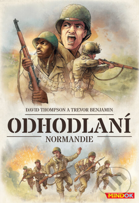 Spoločenská hra: Odhodlaní: Normandie (Mindok). Mindok, 2020 Spoločenská hra: Odhodlaní: Normandie (Mindok). Mindok, 2020