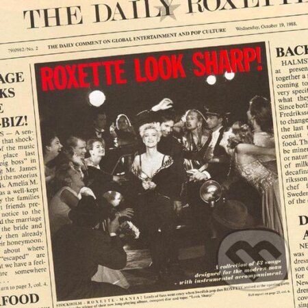 Hudební CD: Roxette: Look Sharp LP (Hudobné albumy). Hudobné albumy, 2020 Hudební CD: Roxette: Look Sharp LP (Hudobné albumy). Hudobné albumy, 2020