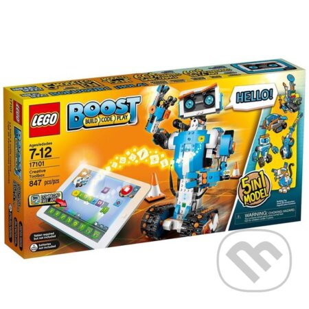 Spoločenská hra: LEGO BOOST 17101 Tvorivý box, anglická verzia (LEGO). LEGO, 2020 Spoločenská hra: LEGO BOOST 17101 Tvorivý box, anglická verzia (LEGO). LEGO, 2020