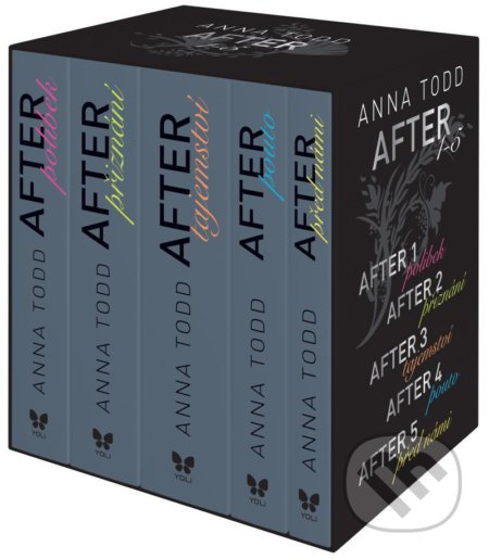 Kniha: After (1-5) - Dárkový box (Anna Todd). YOLi CZ, 2020 Kniha: After (1-5) - Dárkový box (Anna Todd). YOLi CZ, 2020