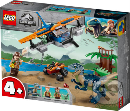 Spoločenská hra: LEGO® Jurassic World 75942 Velociraptor: Záchranná mise s dvouplošníkem (LEGO). LEGO, 2020 Spoločenská hra: LEGO® Jurassic World 75942 Velociraptor: Záchranná mise s dvouplošníkem (LEGO). LEGO, 2020