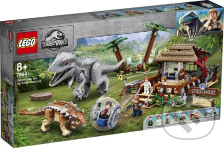 Spoločenská hra: LEGO Jurassic World 75941 Indominus rex proti ankylosaurovi (LEGO). LEGO, 2020 Spoločenská hra: LEGO Jurassic World 75941 Indominus rex proti ankylosaurovi (LEGO). LEGO, 2020
