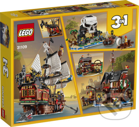 LEGO Creator 31109 Pirátska loď, LEGO, 2020