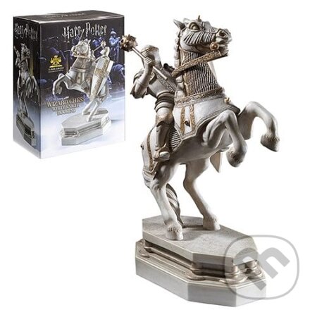 Zarážka na knihy Harry Potter - Bílý šachový rytíř (Noble Collection). Noble Collection, 2020 Zarážka na knihy Harry Potter - Bílý šachový rytíř (Noble Collection). Noble Collection, 2020