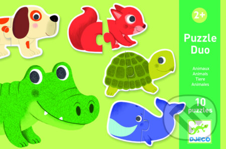Puzzle: Puzzle duo-trio - Zvieratká (Djeco). Djeco, 2020 Puzzle: Puzzle duo-trio - Zvieratká (Djeco). Djeco, 2020