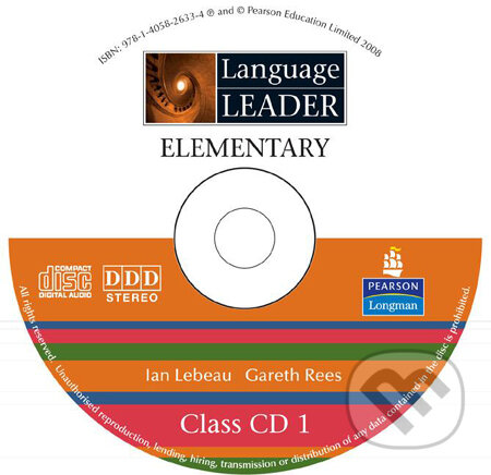 Audiokniha: Language Leader - Elementary (Gareth Rees a Ian Lebeau). Pearson, Longman, 2008 Audiokniha: Language Leader - Elementary (Gareth Rees a Ian Lebeau). Pearson, Longman, 2008