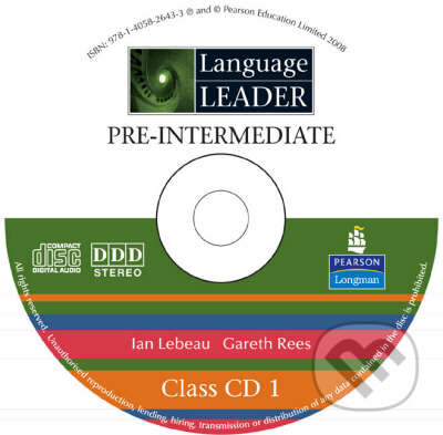 Audiokniha: Language Leader - Pre-Intermediate (David Cotton). Pearson, Longman, 2008 Audiokniha: Language Leader - Pre-Intermediate (David Cotton). Pearson, Longman, 2008