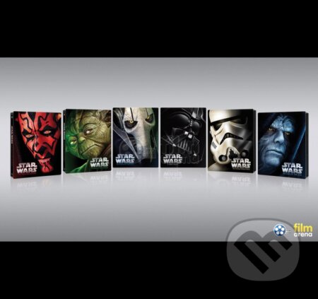 Film: Star Wars 1 - 6 Kompletní (6 Blu-ray) (George Lucas) (Blu-ray). Filmaréna, 2015 Film: Star Wars 1 - 6 Kompletní (6 Blu-ray) (George Lucas) (Blu-ray). Filmaréna, 2015