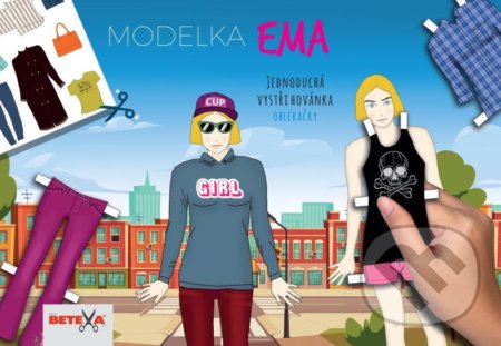 Modelka Ema - Jednoduchá vystřihovánka (Betexa). Betexa, 2020 Modelka Ema - Jednoduchá vystřihovánka (Betexa). Betexa, 2020