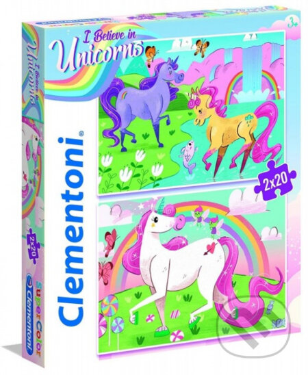 Puzzle: Supercolor Jednorožec (Clementoni). Clementoni, 2020 Puzzle: Supercolor Jednorožec (Clementoni). Clementoni, 2020