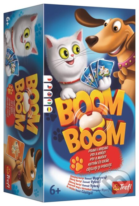 Spoločenská hra: Boom Boom Psi a kočky (Trefl). Trefl, 2020 Spoločenská hra: Boom Boom Psi a kočky (Trefl). Trefl, 2020