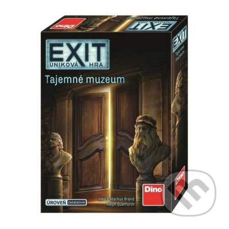 Spoločenská hra: Exit úniková hra: Tajemné muzeum (Dino). Dino, 2020 Spoločenská hra: Exit úniková hra: Tajemné muzeum (Dino). Dino, 2020