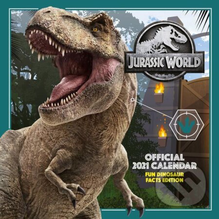 Oficiálny kalendár 2021: Jurassic World: Dinosaur Facts Edition, , 2020