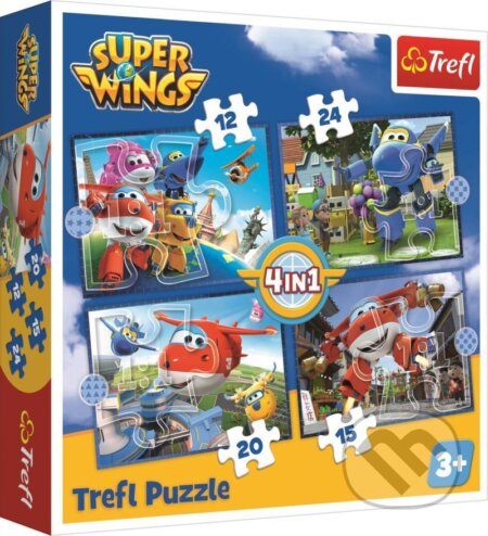 Puzzle: Super Wings: Úžasný tým 4v1 (Trefl). Trefl, 2020 Puzzle: Super Wings: Úžasný tým 4v1 (Trefl). Trefl, 2020