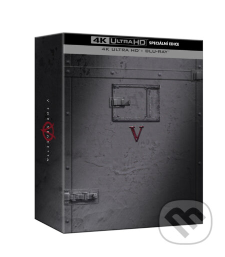 Film: V jako Vendeta: Speciální edice Ultra HD Blu-ray (UHD + BD) (James McTeigue) (UltraHDBlu-ray). Magicbox, 2020 Film: V jako Vendeta: Speciální edice Ultra HD Blu-ray (UHD + BD) (James McTeigue) (UltraHDBlu-ray). Magicbox, 2020
