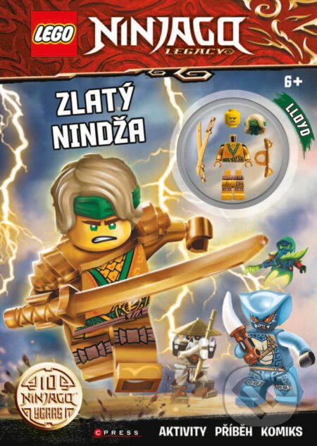 Kniha: LEGO NINJAGO: Zlatý nindža (CPRESS). CPRESS, 2021 Kniha: LEGO NINJAGO: Zlatý nindža (CPRESS). CPRESS, 2021