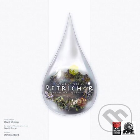 Spoločenská hra: Petrichor (David Chircop a Dávid Turczi). vydavateľ neuvedený, 2018 Spoločenská hra: Petrichor (David Chircop a Dávid Turczi). vydavateľ neuvedený, 2018