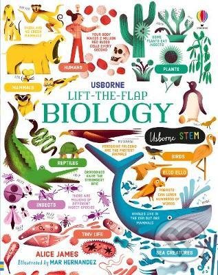Kniha: Lift-the-Flap Biology (Alice James). Usborne, 2020 Kniha: Lift-the-Flap Biology (Alice James). Usborne, 2020