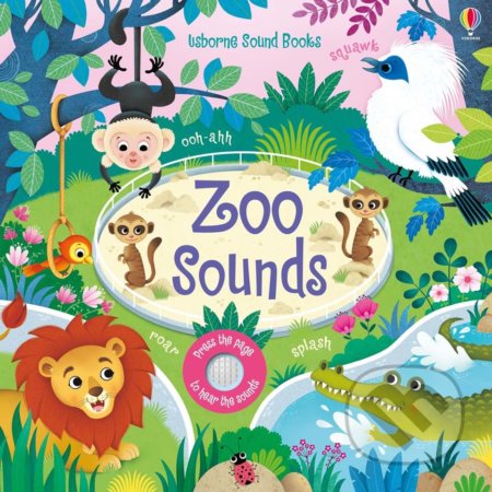 Kniha: Zoo sounds (Sam Taplin). Usborne, 2019 Kniha: Zoo sounds (Sam Taplin). Usborne, 2019