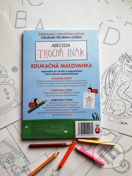 Edukačná maľovanka Abeceda TROCHA INAK (Wintrend). Wintrend, 2020 Edukačná maľovanka Abeceda TROCHA INAK (Wintrend). Wintrend, 2020