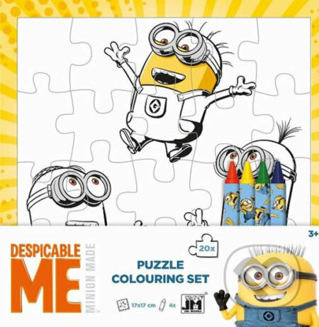 Kniha: Mimoni - Omalovánkové puzzle s voskovkami Mimoni (Jiří Models). Jiří Models, 2020 Kniha: Mimoni - Omalovánkové puzzle s voskovkami Mimoni (Jiří Models). Jiří Models, 2020
