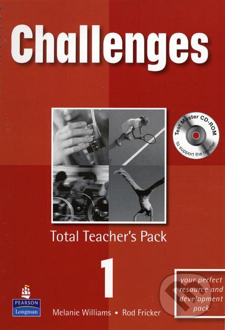 Kniha: Challenges 1: Total Teacher's Pack (Melanie Williams a kolektív). Pearson, Longman, 2007 Kniha: Challenges 1: Total Teacher's Pack (Melanie Williams a kolektív). Pearson, Longman, 2007