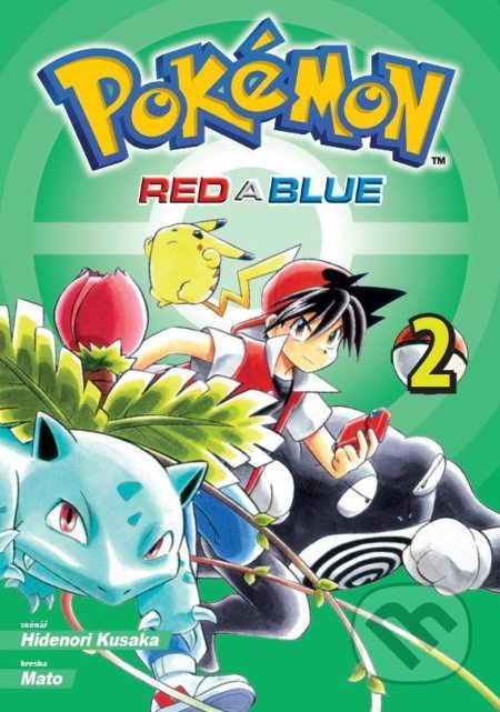 Kniha: Pokémon - Red a blue 2 (Hidenori Kusaka). Crew, 2020 Kniha: Pokémon - Red a blue 2 (Hidenori Kusaka). Crew, 2020