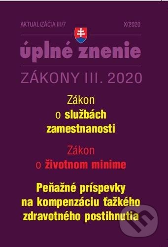 Kniha: Aktualizácia 2020 III/7 (Poradca s.r.o.). Poradca s.r.o., 2020 Kniha: Aktualizácia 2020 III/7 (Poradca s.r.o.). Poradca s.r.o., 2020