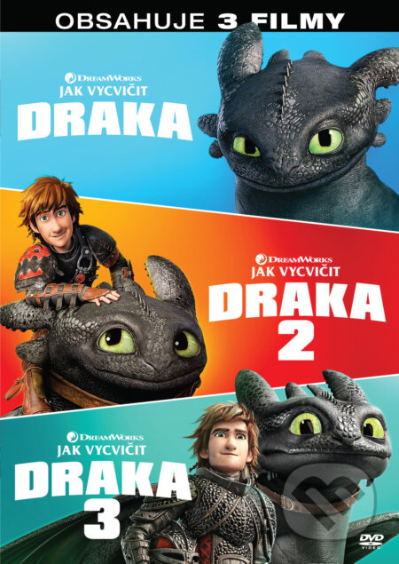 Film: Jak vycvičit draka kolekce 1.-3. 3DVD (Magicbox) (DVD). Magicbox, 2019 Film: Jak vycvičit draka kolekce 1.-3. 3DVD (Magicbox) (DVD). Magicbox, 2019