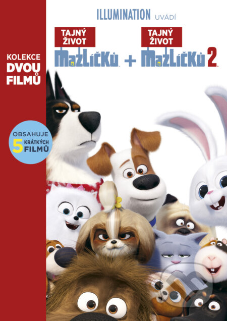 Film: Tajný život mazlíčků kolekce 1.+2. 2DVD (Chris Renaud) (DVD). Magicbox, 2019 Film: Tajný život mazlíčků kolekce 1.+2. 2DVD (Chris Renaud) (DVD). Magicbox, 2019