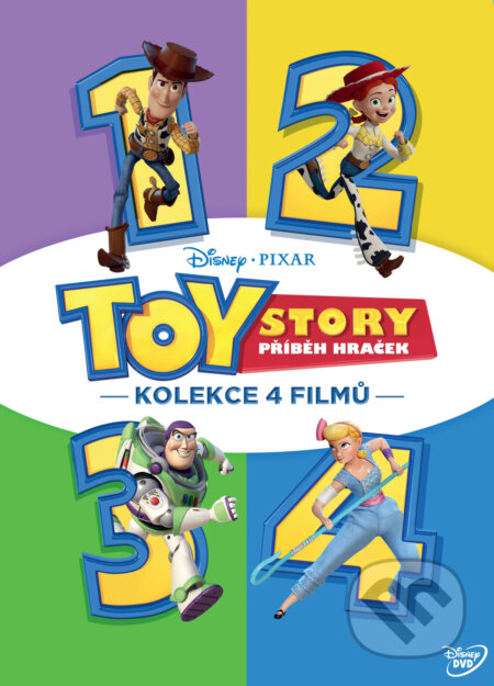 Film: Toy Story: Příběh hraček kolekce 1.-4. 4DVD (Josh Cooley) (DVD). Magicbox, 2019 Film: Toy Story: Příběh hraček kolekce 1.-4. 4DVD (Josh Cooley) (DVD). Magicbox, 2019