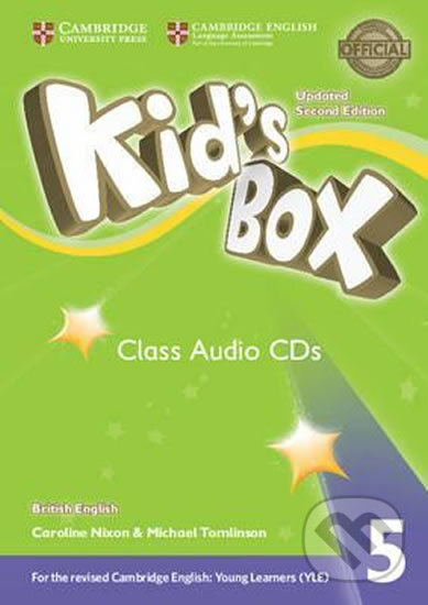 Audiokniha: Kid´s Box 5: Updated 2nd Edition: Class Audio CDs (Caroline Nixon). Cambridge University Press, 2017 Audiokniha: Kid´s Box 5: Updated 2nd Edition: Class Audio CDs (Caroline Nixon). Cambridge University Press, 2017