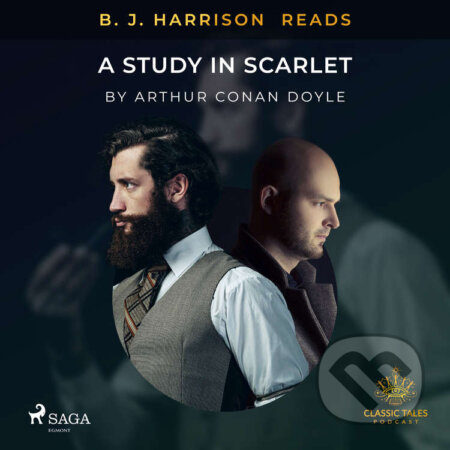 Audiokniha: B. J. Harrison Reads A Study in Scarlet (EN) (Arthur Conan Doyle). Saga Egmont, 2020 Audiokniha: B. J. Harrison Reads A Study in Scarlet (EN) (Arthur Conan Doyle). Saga Egmont, 2020