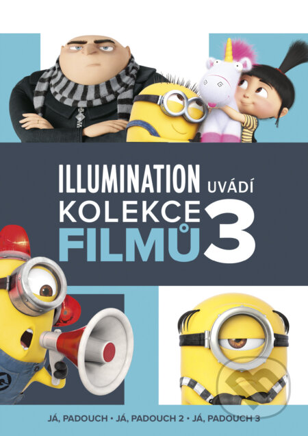 Film: Já, padouch 1 - 3 (kolekce) (Chris Renaud a Pierre Coffin) (DVD). Magicbox, 2020 Film: Já, padouch 1 - 3 (kolekce) (Chris Renaud a Pierre Coffin) (DVD). Magicbox, 2020