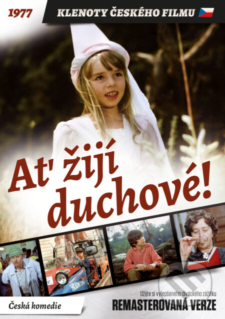 Film: Ať žijí duchové! (remasterovaná verze) (Oldřich Lipský) (DVD). Magicbox, 2020 Film: Ať žijí duchové! (remasterovaná verze) (Oldřich Lipský) (DVD). Magicbox, 2020