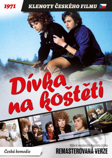Film: Dívka na koštěti (remasterovaná verze) (Václav Vorlíček) (DVD). Magicbox, 2020 Film: Dívka na koštěti (remasterovaná verze) (Václav Vorlíček) (DVD). Magicbox, 2020