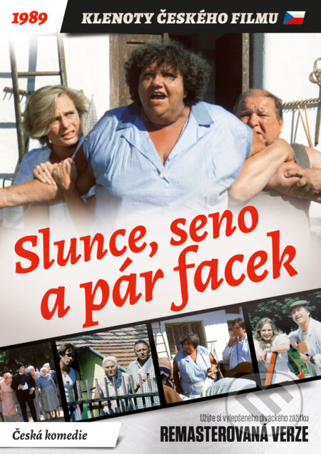Film: Slunce, seno a pár facek (remasterovaná verze) (Zdeněk Troška) (DVD). Magicbox, 2020 Film: Slunce, seno a pár facek (remasterovaná verze) (Zdeněk Troška) (DVD). Magicbox, 2020