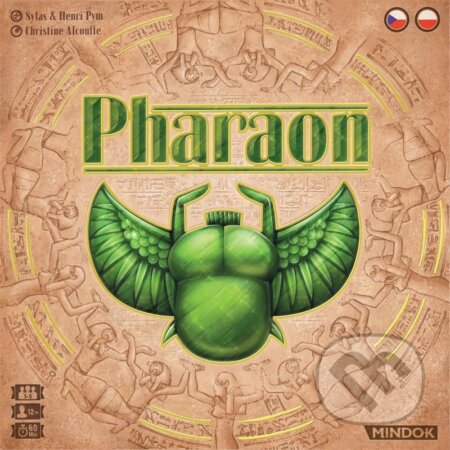 Spoločenská hra: Pharaon (Mindok). Mindok, 2020 Spoločenská hra: Pharaon (Mindok). Mindok, 2020