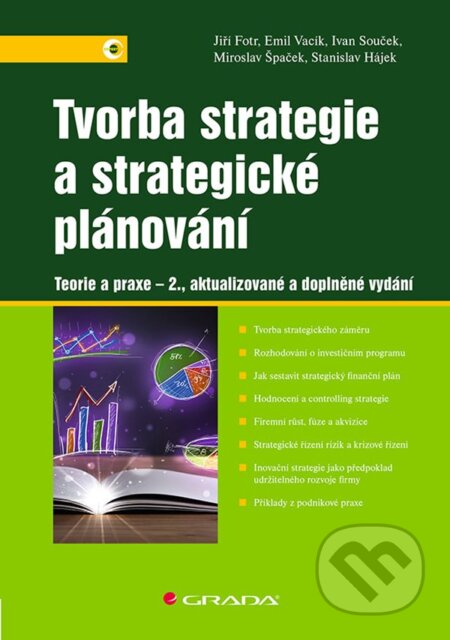 E-kniha: Tvorba strategie a strategické plánování (Ivan Souček, Jiří Fotr a Miroslav Špaček). Grada, 2020 E-kniha: Tvorba strategie a strategické plánování (Ivan Souček, Jiří Fotr a Miroslav Špaček). Grada, 2020
