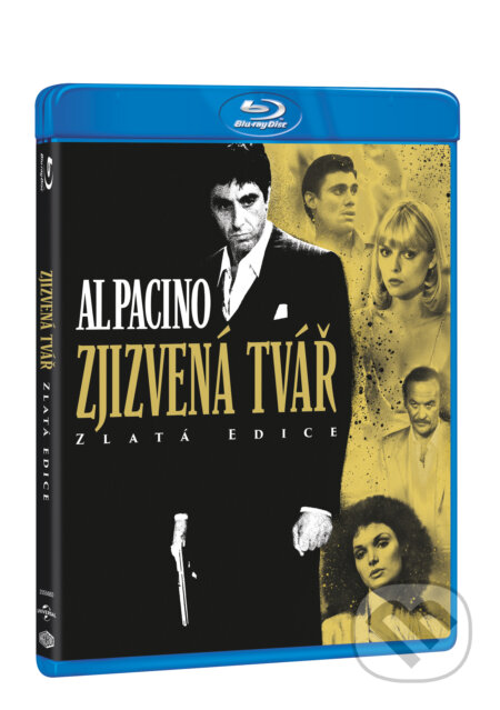 Film: Zjizvená tvář (Brian De Palma, John Whitesell a Brian De Palm) (Blu-ray). Magicbox, 2019 Film: Zjizvená tvář (Brian De Palma, John Whitesell a Brian De Palm) (Blu-ray). Magicbox, 2019