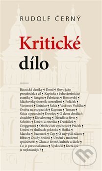 Kniha: Kritické dílo (Rudolf Černý). Cherm, 2020 Kniha: Kritické dílo (Rudolf Černý). Cherm, 2020