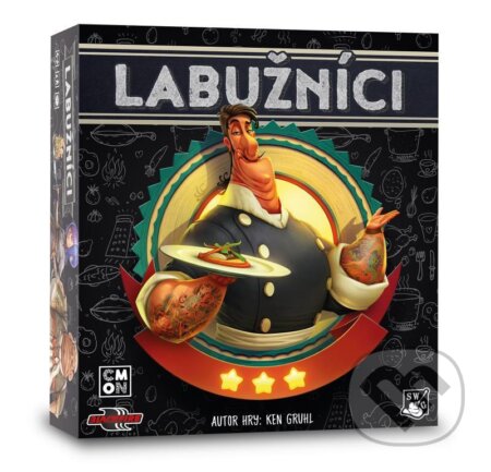 Společenská hra: Labužníci (Ken Gruhl a Marco Portugal). ADC BF, 2020 Společenská hra: Labužníci (Ken Gruhl a Marco Portugal). ADC BF, 2020
