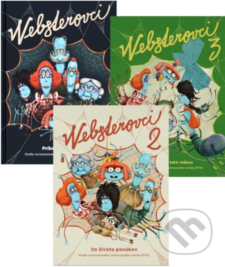 Kniha: Websterovci 1+ 2 + 3 (Katarína Kerekesová a Vanda Rozenbergová). Slovart, 2020 Kniha: Websterovci 1+ 2 + 3 (Katarína Kerekesová a Vanda Rozenbergová). Slovart, 2020